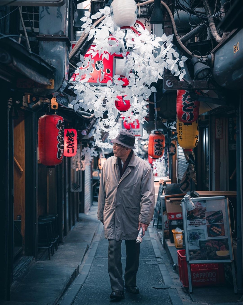 De día y de noche Japonés calles en las fotos de James Takumi Seguna