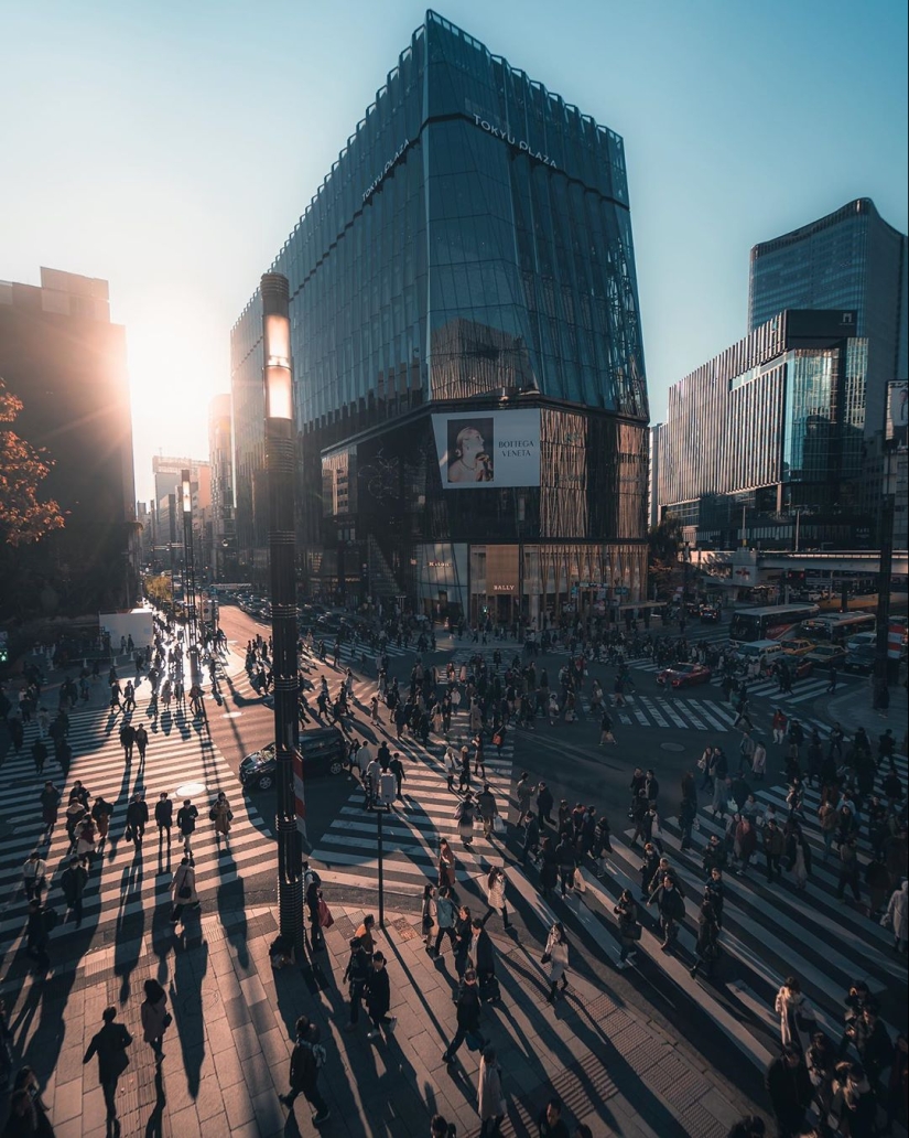 De día y de noche Japonés calles en las fotos de James Takumi Seguna