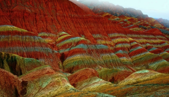 Denxia Landscape - Colored mountains of China