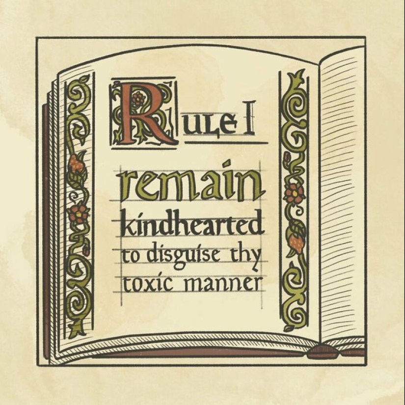 Divertida mezcla de romance moderno y elegancia medieval traducida al cómic por este artista Divertida mezcla de romance moderno y elegancia medieval traducida al cómic por este artista