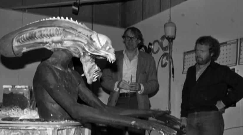 Efectos especiales en el cine-Horror espacial en la película "Alien"