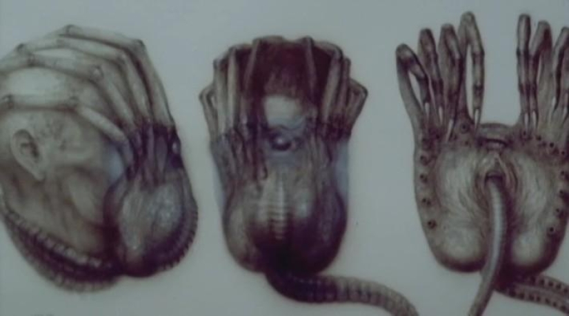 Efectos especiales en el cine-Horror espacial en la película "Alien"