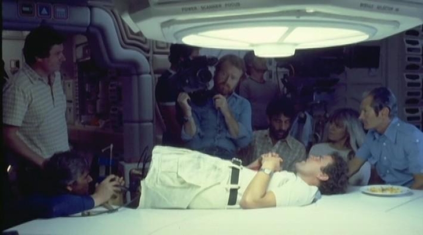 Efectos especiales en el cine-Horror espacial en la película "Alien"