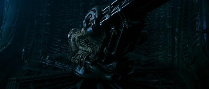 Efectos especiales en el cine-Horror espacial en la película "Alien"