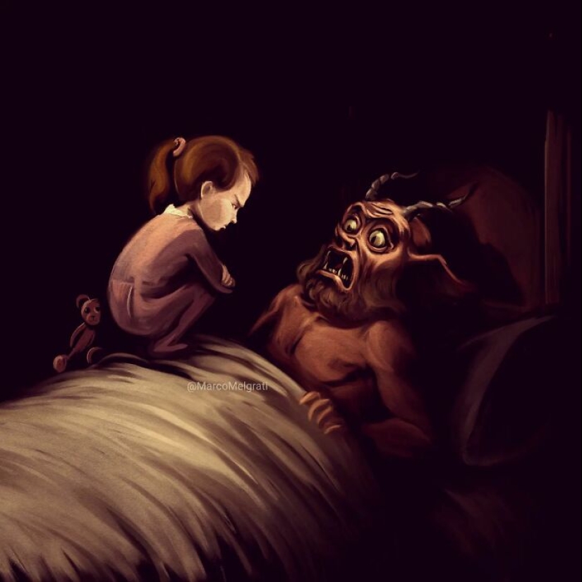 El artista crea ilustraciones sugerentes sobre realidades modernas.