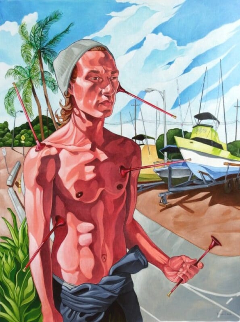 El artista Kosta Kulundzic y sus bromas serias sobre el sentido común