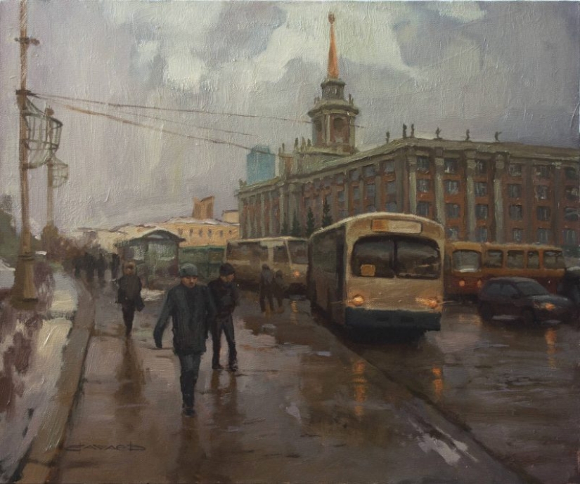 En broma y en serio: grotesco y realismo en las pinturas de Mikhail Vachaev En broma y en serio: grotesco y realismo en las pinturas de Mikhail Vachaev