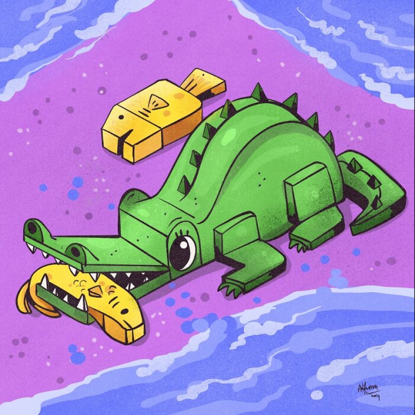 En mis dibujos, juego con la forma de animales, aquí hay 10 de ellos. En mis dibujos, juego con la forma de animales, aquí hay 10 de ellos.