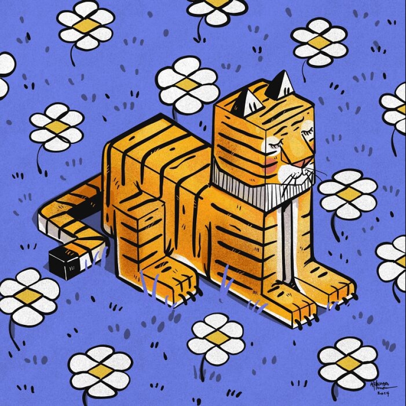 En mis dibujos, juego con la forma de animales, aquí hay 10 de ellos. En mis dibujos, juego con la forma de animales, aquí hay 10 de ellos.