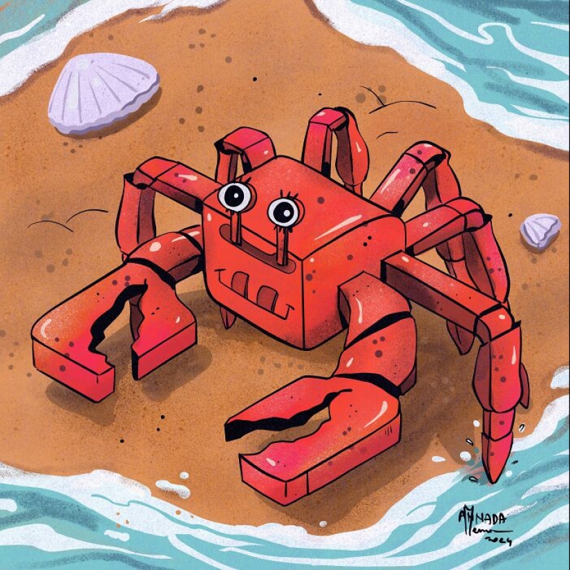 En mis dibujos, juego con la forma de animales, aquí hay 10 de ellos. En mis dibujos, juego con la forma de animales, aquí hay 10 de ellos.