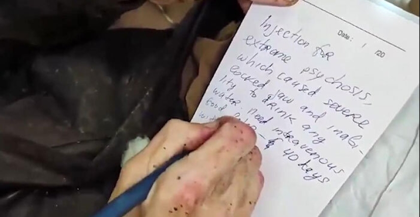 Encuentran a una mujer estadounidense encadenada a un árbol tras 40 días sin comer; su marido la dejó allí Encuentran a una mujer estadounidense encadenada a un árbol tras 40 días sin comer; su marido la dejó allí