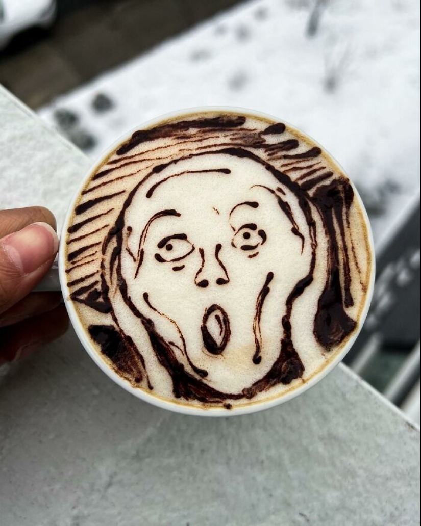 Esta mujer crea un cautivador arte del café y es demasiado lindo para beberlo