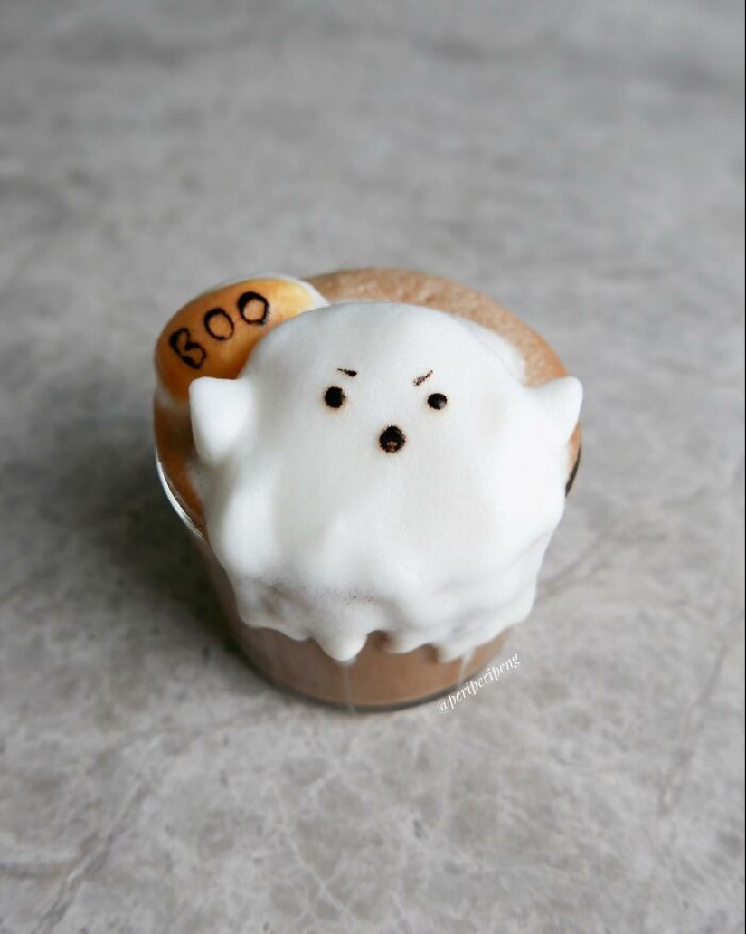 Esta mujer crea un cautivador arte del café y es demasiado lindo para beberlo