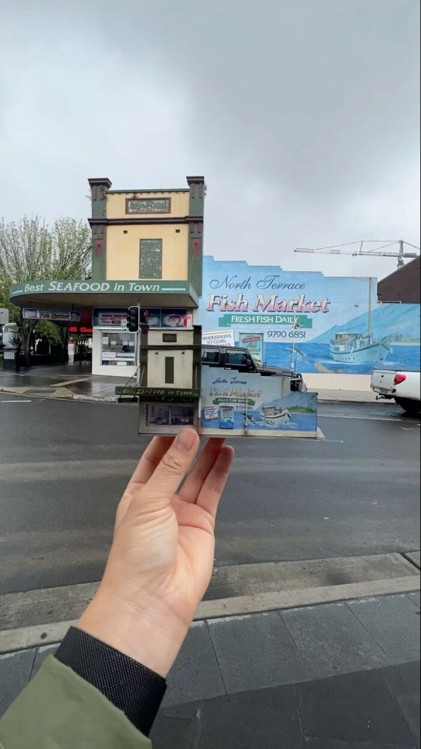 Este artista hace miniaturas arquitectónicas, y aquí está el resultado. Este artista hace miniaturas arquitectónicas, y aquí está el resultado.
