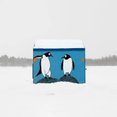 Este fotógrafo capturó un centro de pesca en hielo en Canadá, y aquí están sus 10 mejores trabajos