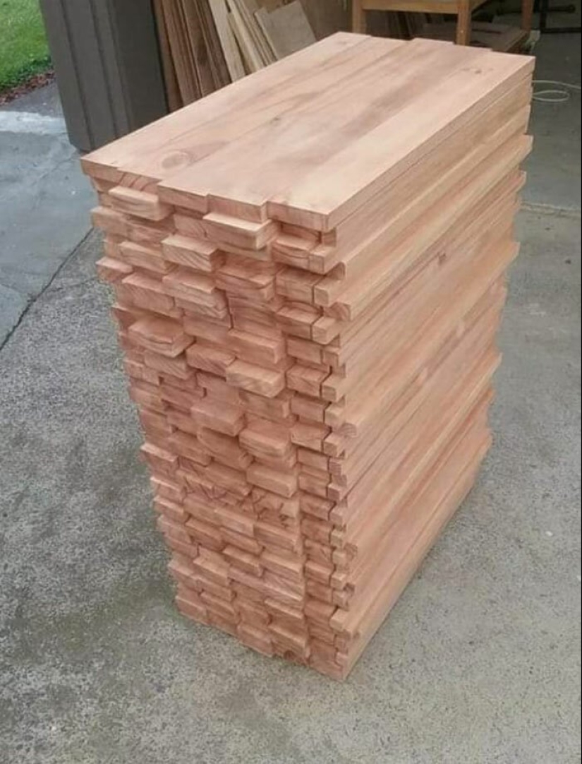 Fabulous "broken" furniture from a talented carpenter from New Zealand Fabulous "broken" furniture from a talented carpenter from New Zealand