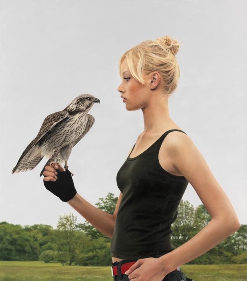 Fantasías masculinas en pinturas hiperrealistas de Philip Weber Fantasías masculinas en pinturas hiperrealistas de Philip Weber