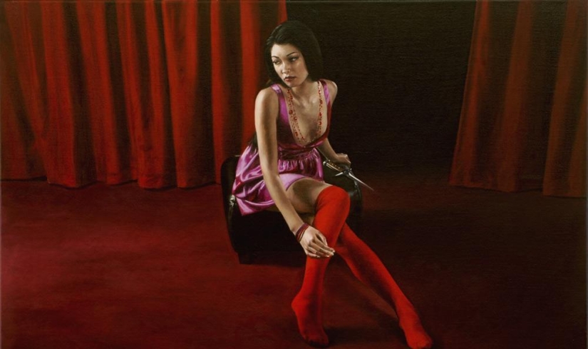 Fantasías masculinas en pinturas hiperrealistas de Philip Weber Fantasías masculinas en pinturas hiperrealistas de Philip Weber