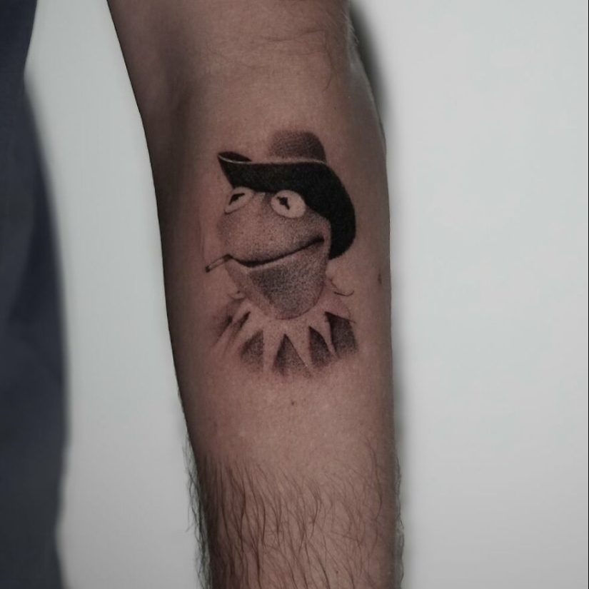Hice estos tatuajes usando solo una aguja y aquí está el resultado Hice estos tatuajes usando solo una aguja y aquí está el resultado