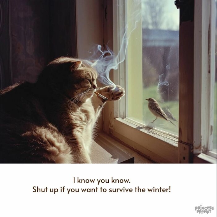 Hilarious Cat Series By Princess_Prompt Revealing What Our Furry Pals Do When Nobody’s Watching