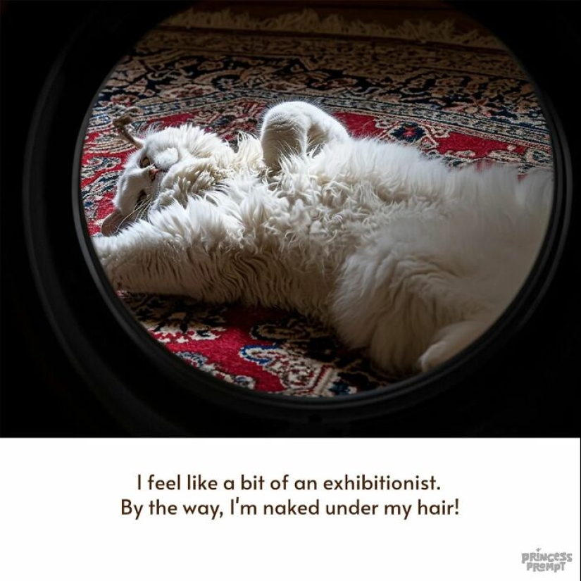 Hilarious Cat Series By Princess_Prompt Revealing What Our Furry Pals Do When Nobody’s Watching