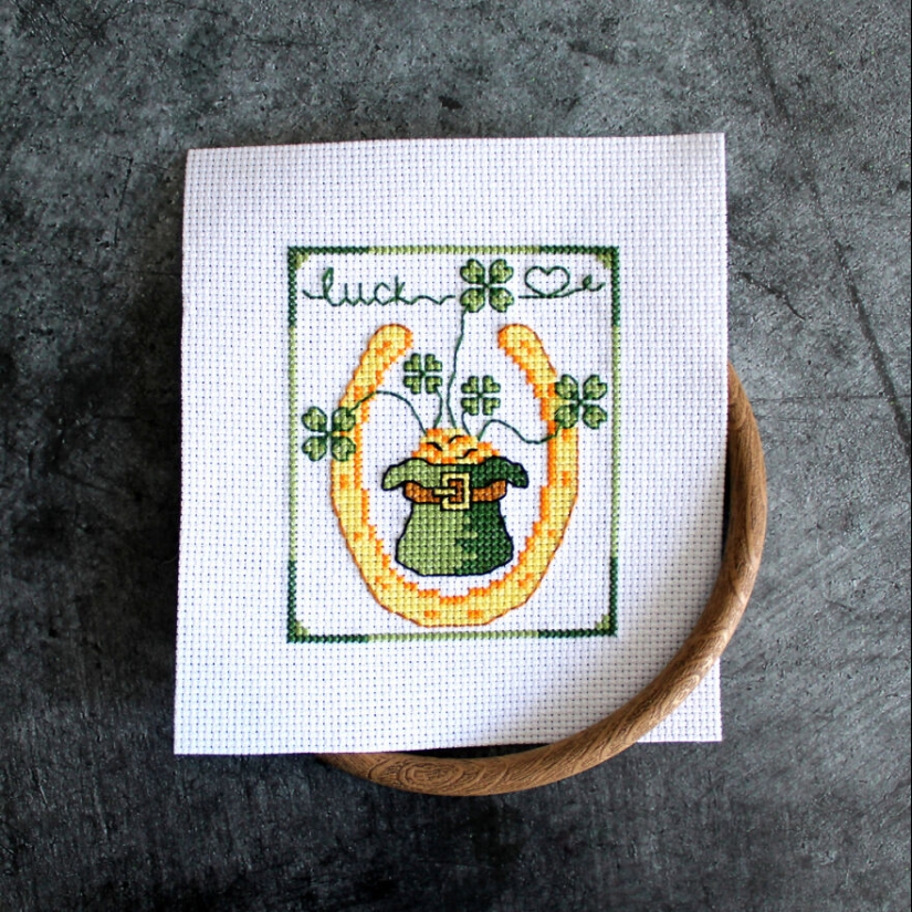 I Create Small And Simple Cross-Stitch Patterns