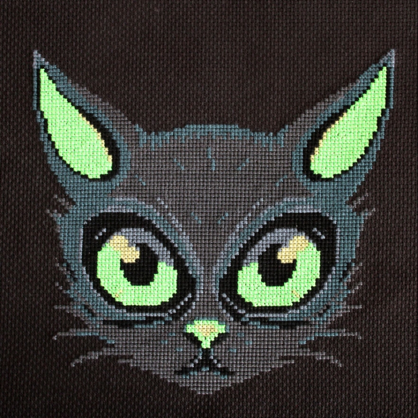 I Create Small And Simple Cross-Stitch Patterns