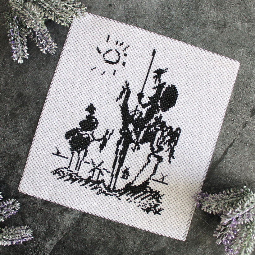 I Create Small And Simple Cross-Stitch Patterns