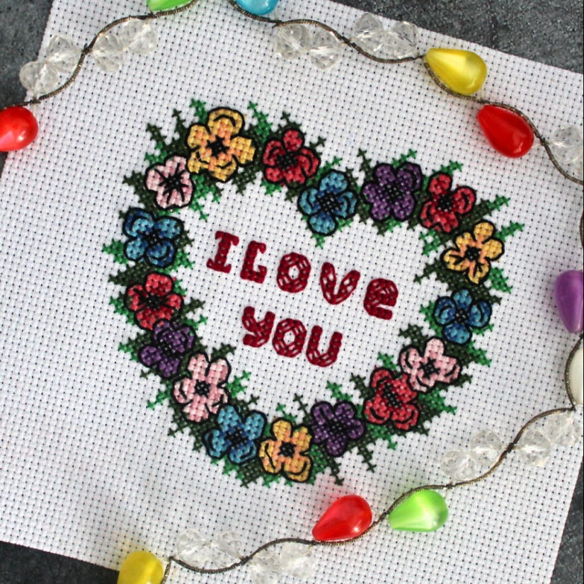 I Create Small And Simple Cross-Stitch Patterns
