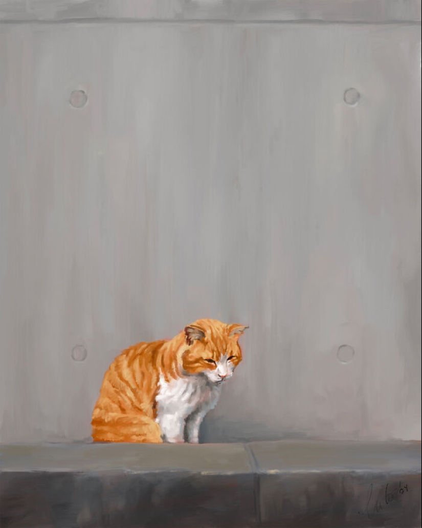 I Make Digital Paintings Of Dogs, Cats, And Other Animals