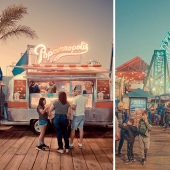 I Took Dreamy Pictures Of Santa Monica Pier In California