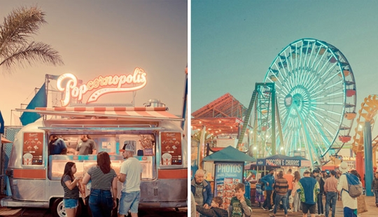 I Took Dreamy Pictures Of Santa Monica Pier In California