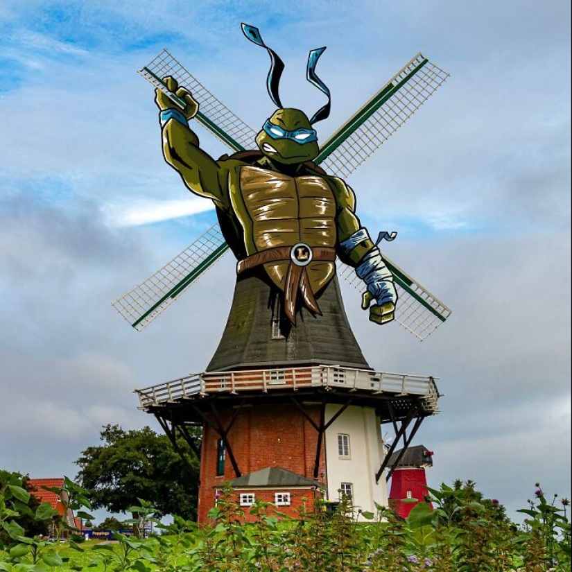 Illustrator infunde magia en momentos mundanos con divertidos dibujos en escenas de la vida real