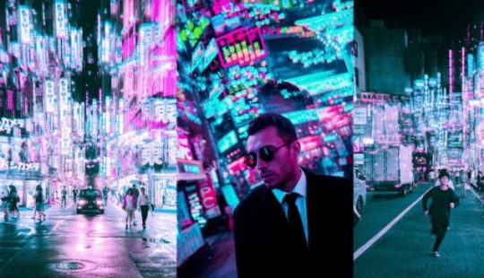 Imágenes de Tokio y Seúl a través de filtros fractales