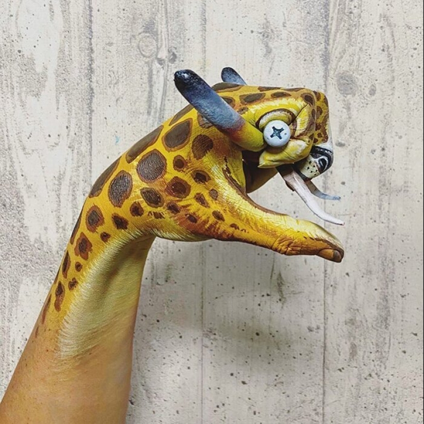 Impresionante arte corporal con efectos especiales del artista japonés de SFX Amazing Jiro