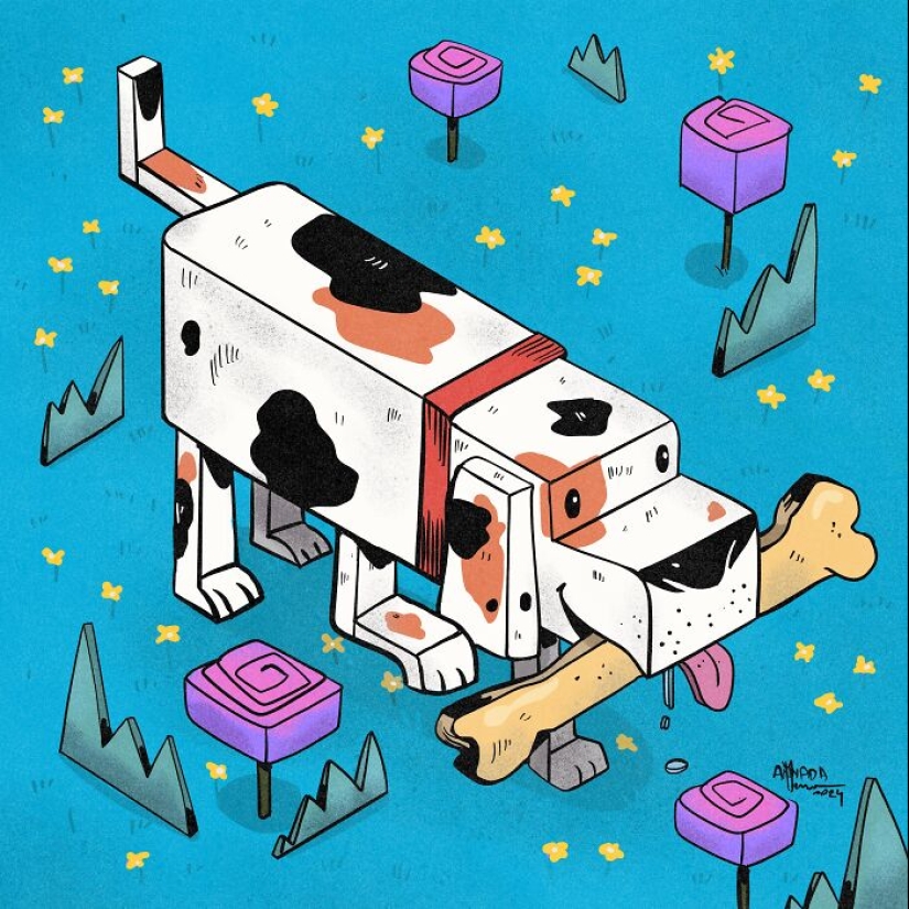 In My Drawings, I Play With The Shape Of Animals, Here Are 10 Of Them In My Drawings, I Play With The Shape Of Animals, Here Are 10 Of Them