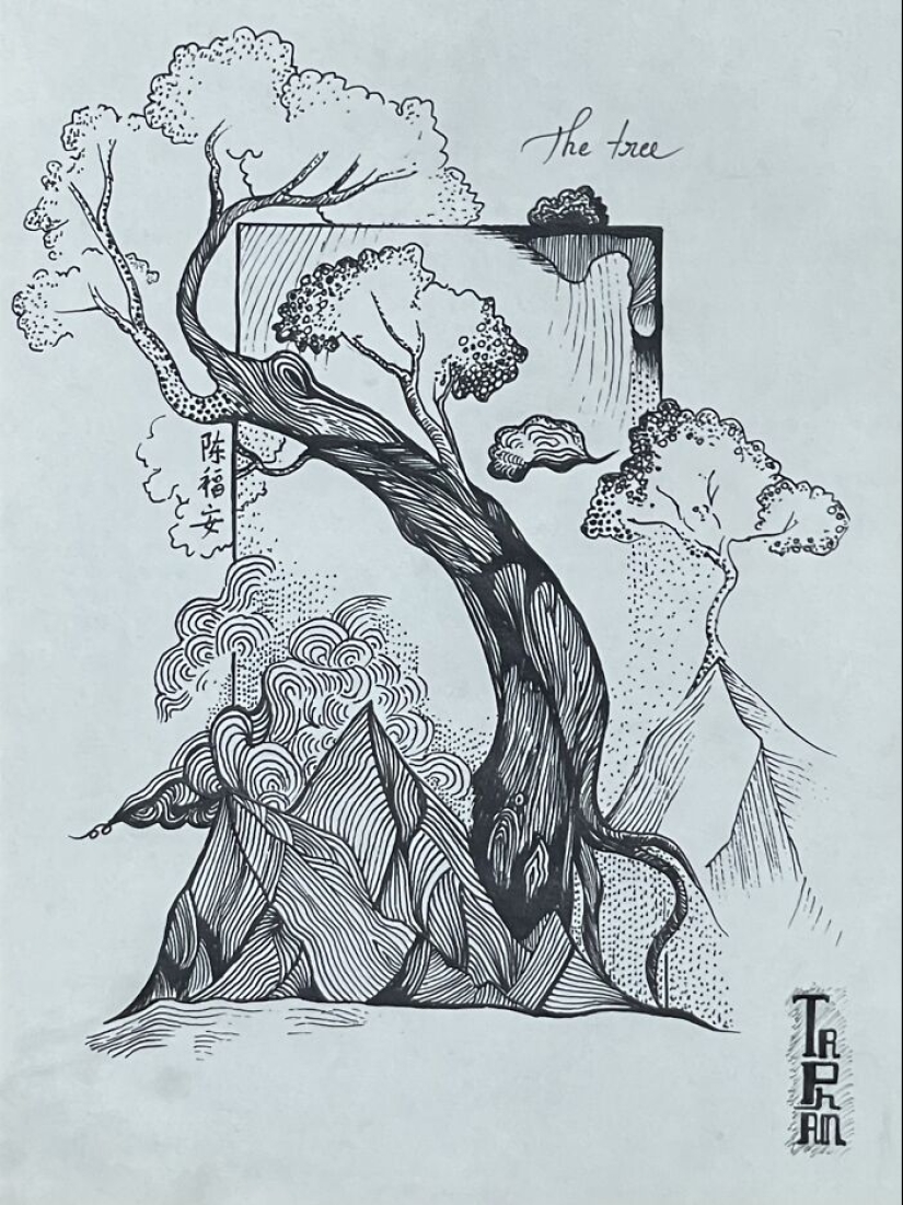 Incorporé líneas y trazos paralelos para crear estos 15 dibujos