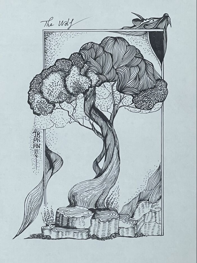 Incorporé líneas y trazos paralelos para crear estos 15 dibujos