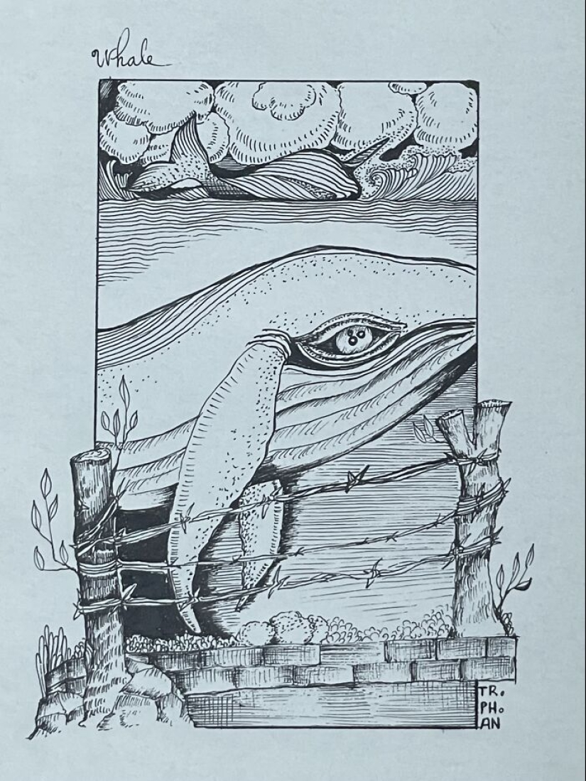 Incorporé líneas y trazos paralelos para crear estos 15 dibujos