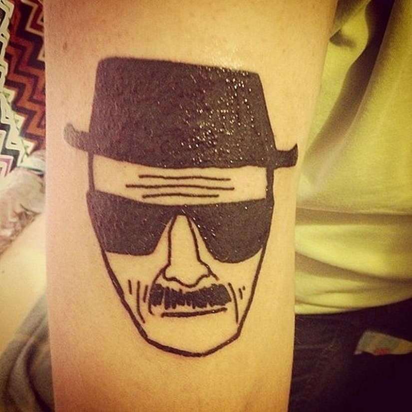 Incredibly realistic Walter White tattoos Incredibly realistic Walter White tattoos