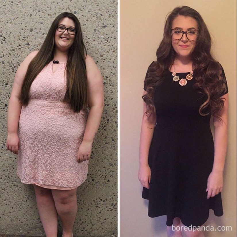 Inspiring examples of what magic is capable of wanting to lose weight and hard work