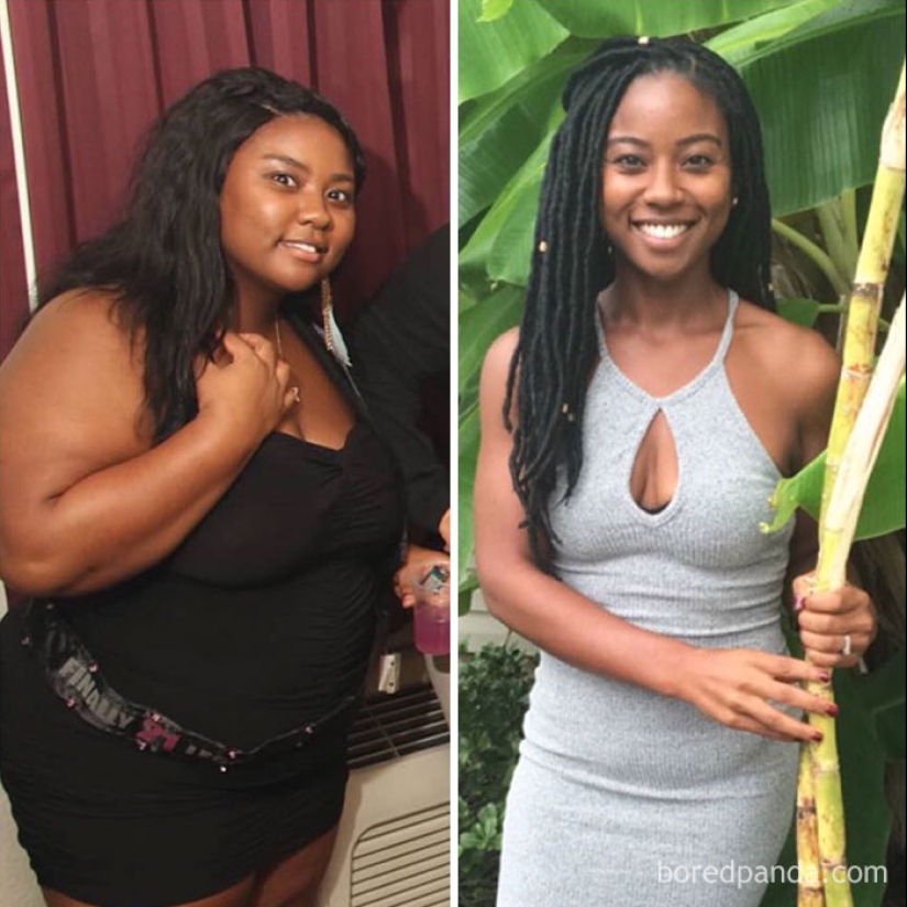 Inspiring examples of what magic is capable of wanting to lose weight and hard work