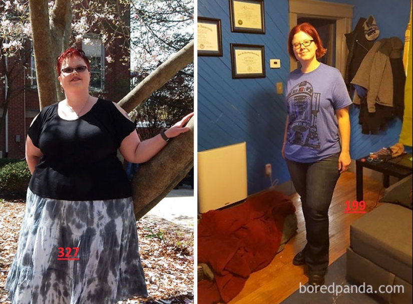 Inspiring examples of what magic is capable of wanting to lose weight and hard work