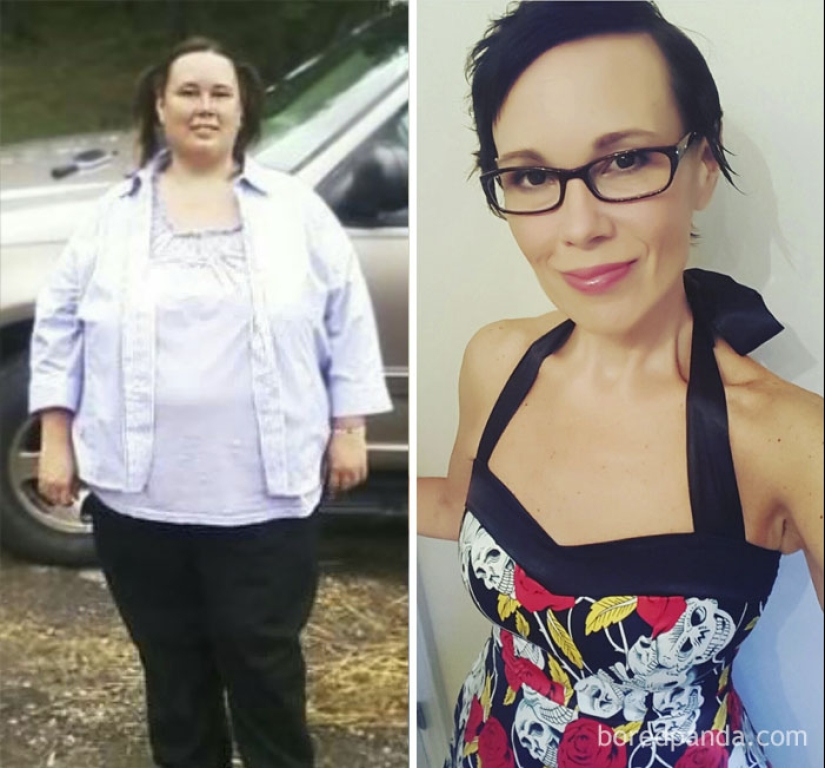 Inspiring examples of what magic is capable of wanting to lose weight and hard work