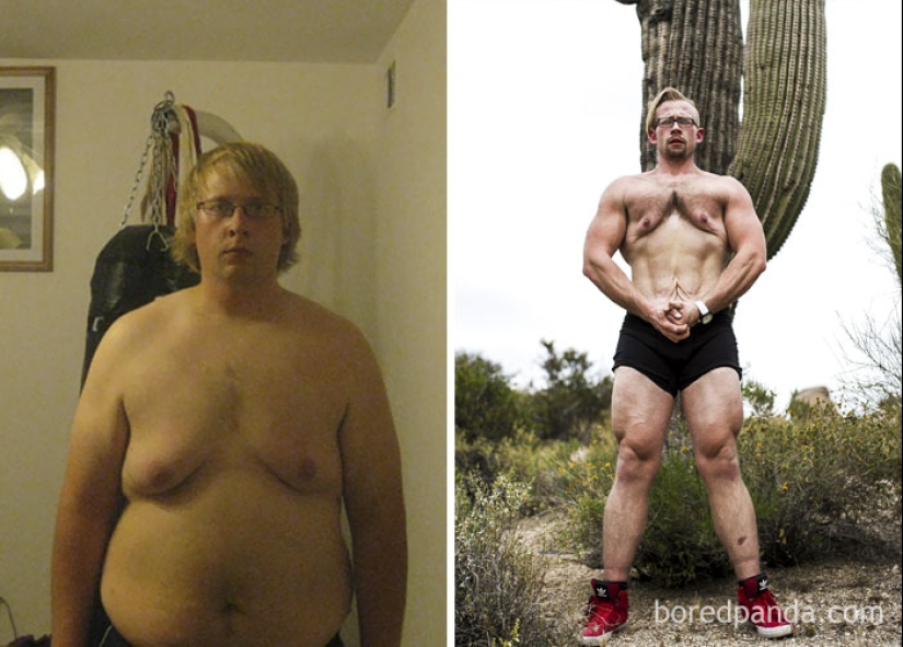 Inspiring examples of what magic is capable of wanting to lose weight and hard work
