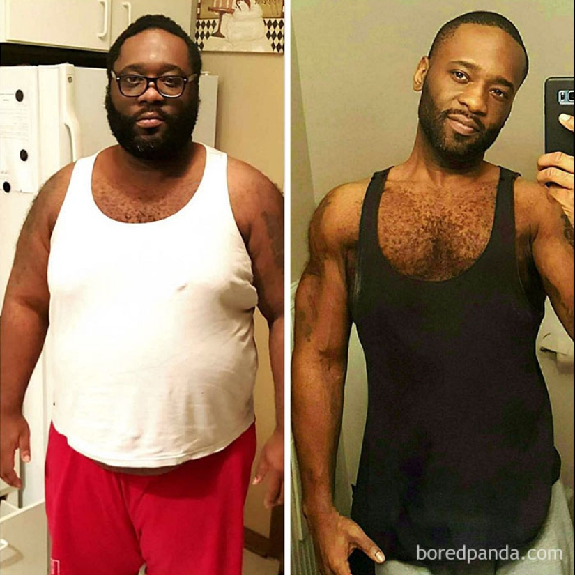 Inspiring examples of what magic is capable of wanting to lose weight and hard work