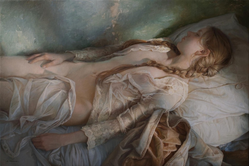 La belleza del cuerpo femenino en las obras increíblemente realistas de Sergey Marshennikov