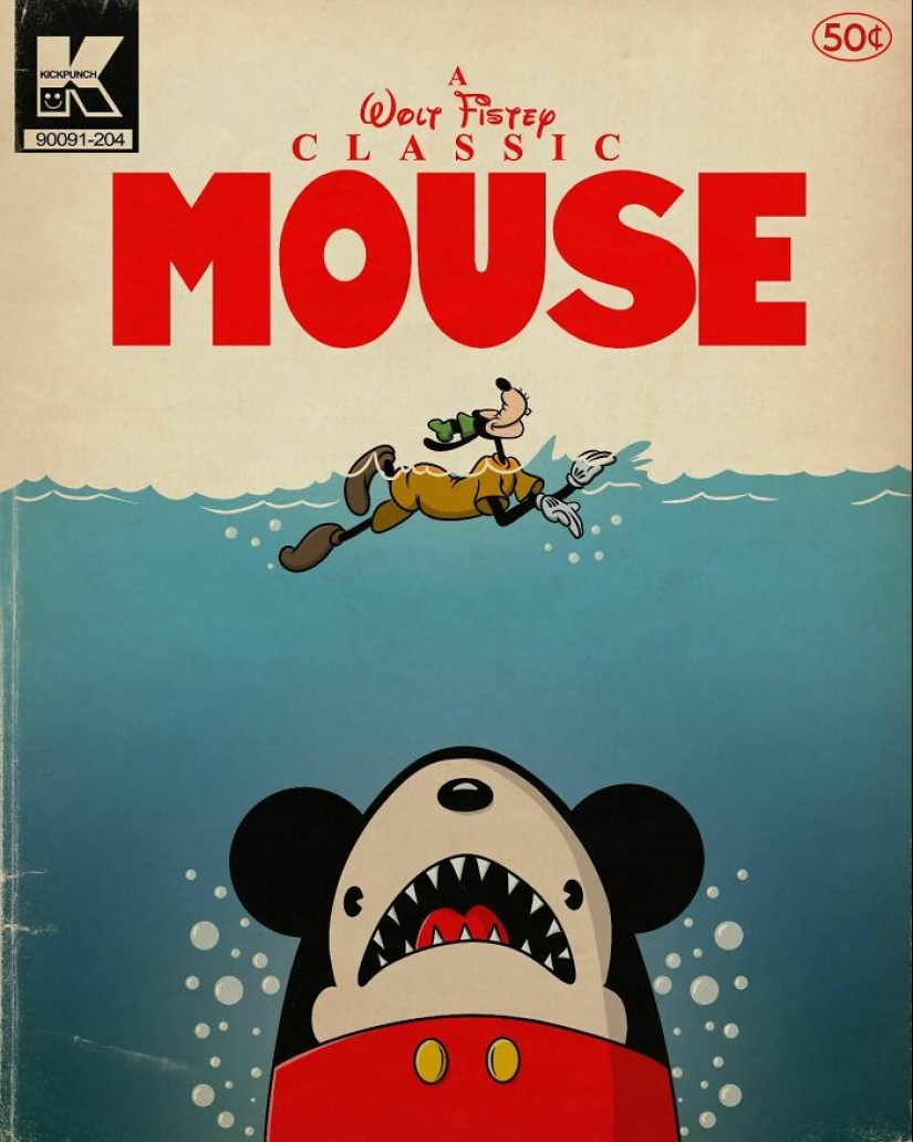 La cultura pop se fusiona con el arte retro en estas vibrantes ilustraciones vintage de Butcher Billy La cultura pop se fusiona con el arte retro en estas vibrantes ilustraciones vintage de Butcher Billy