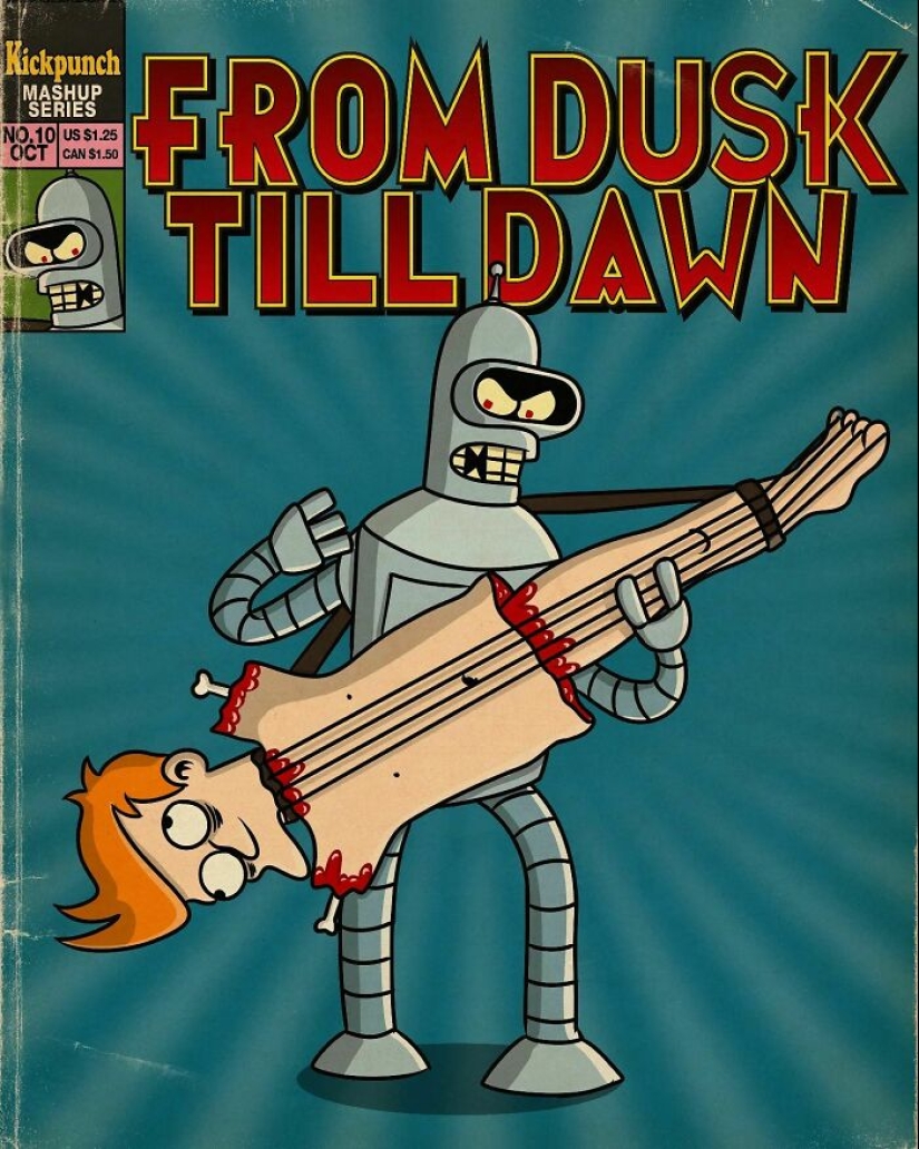 La cultura pop se fusiona con el arte retro en estas vibrantes ilustraciones vintage de Butcher Billy La cultura pop se fusiona con el arte retro en estas vibrantes ilustraciones vintage de Butcher Billy