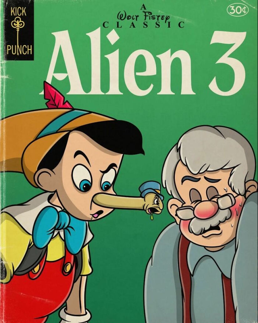 La cultura pop se fusiona con el arte retro en estas vibrantes ilustraciones vintage de Butcher Billy La cultura pop se fusiona con el arte retro en estas vibrantes ilustraciones vintage de Butcher Billy